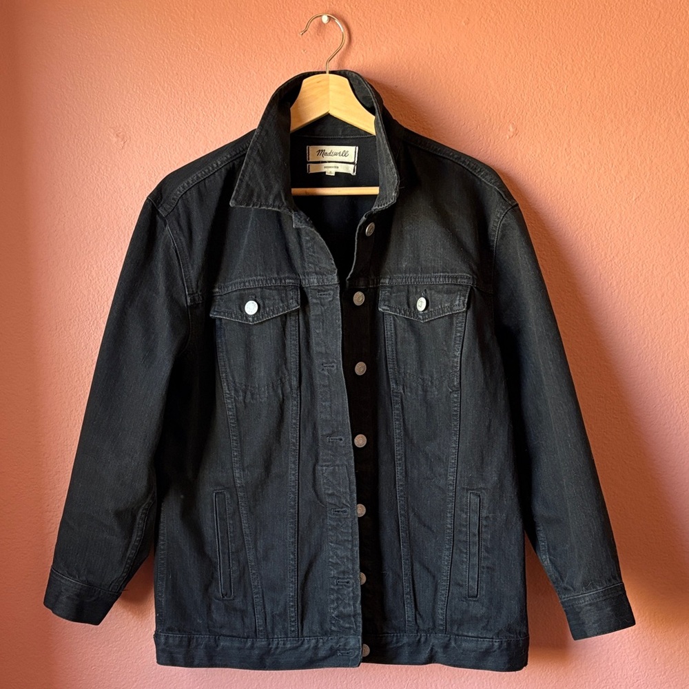 Madewell Black Denim Jacket